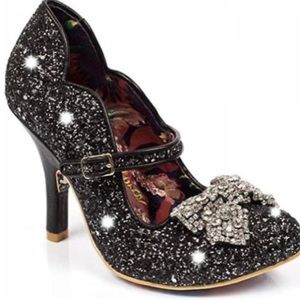 Irregular Choice - Shimmer Black Heels US 7.5